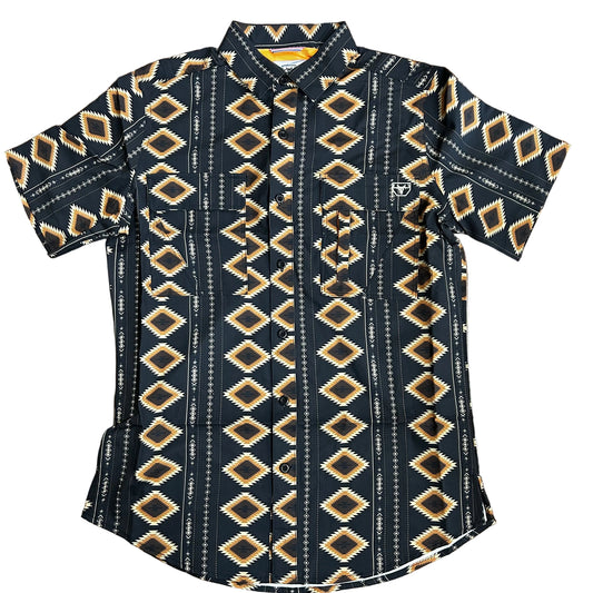 Diamond Tribal Print Performance S/S