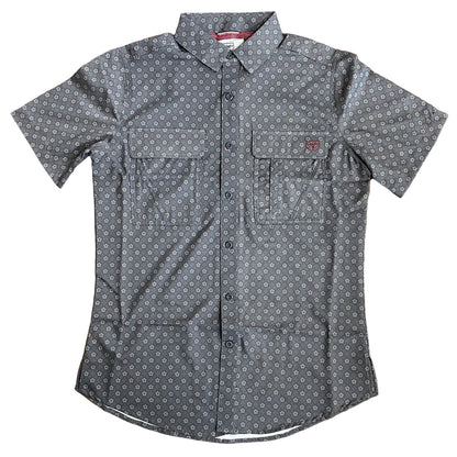 Western Aztec Performance S/S - Grey
