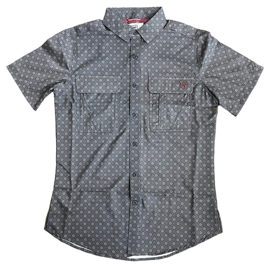 Western Aztec Performance S/S - Grey