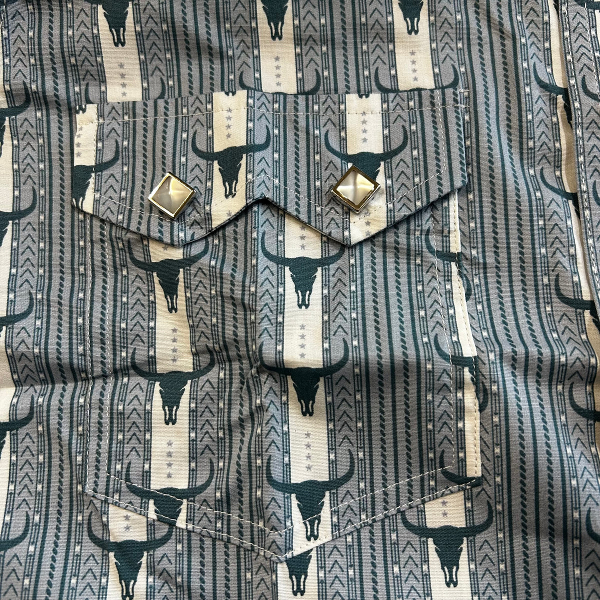 Tonal Floral Western L/S