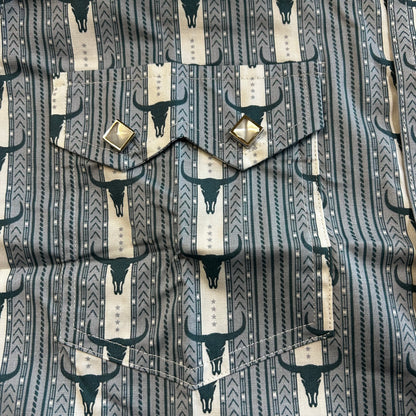 Tonal Floral Western L/S