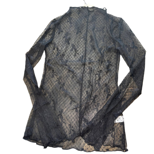 Bow Dot L/S Mesh