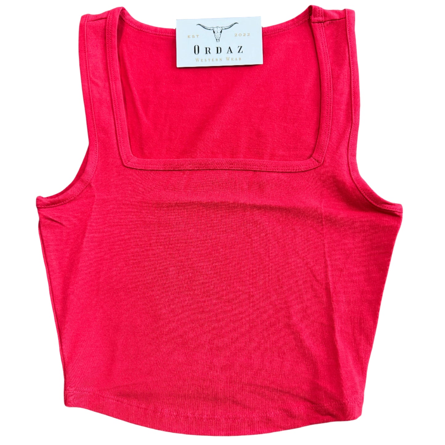 Square Neck Cropped Cami