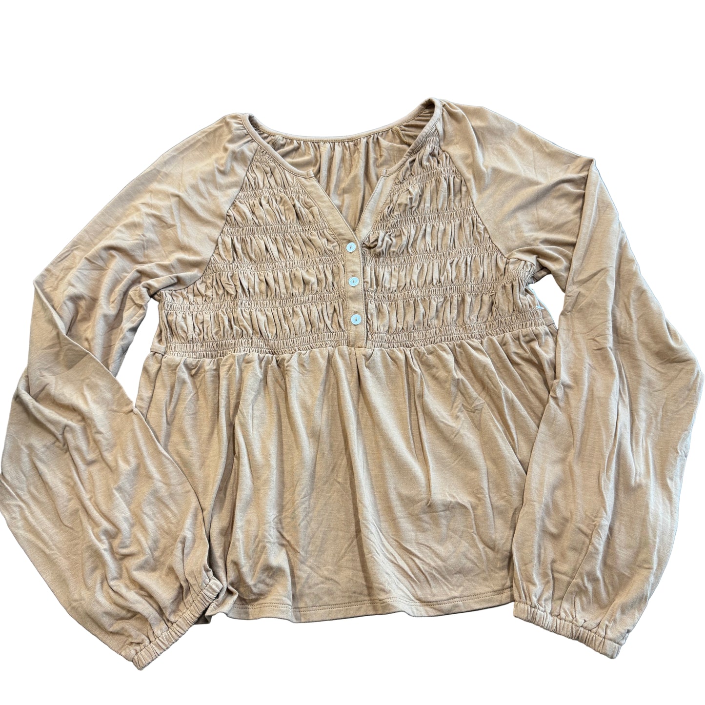 Smocked Flowy Blouse