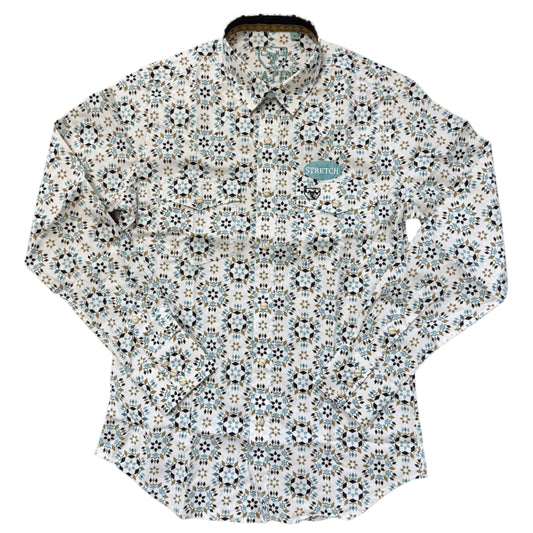 White/Blue L/S