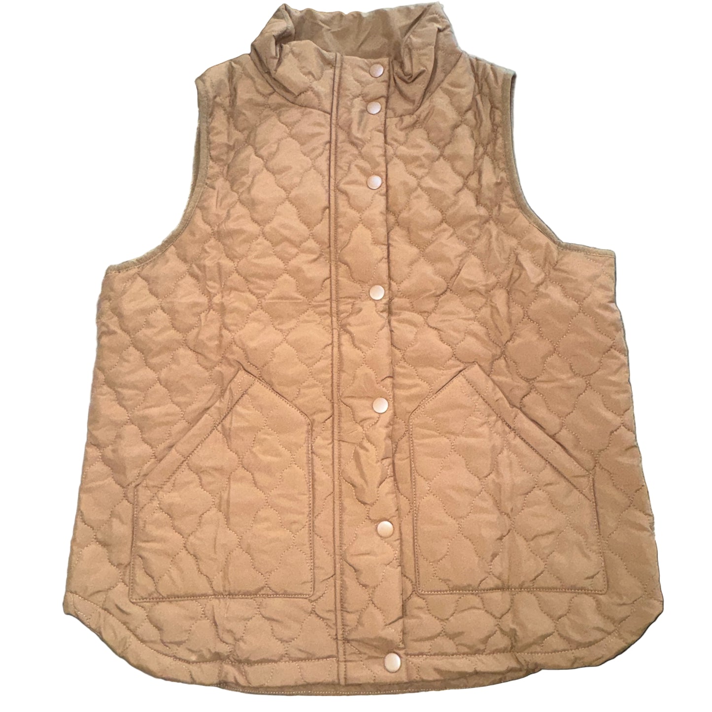 Quilted Puffer Vest - Dark Brown