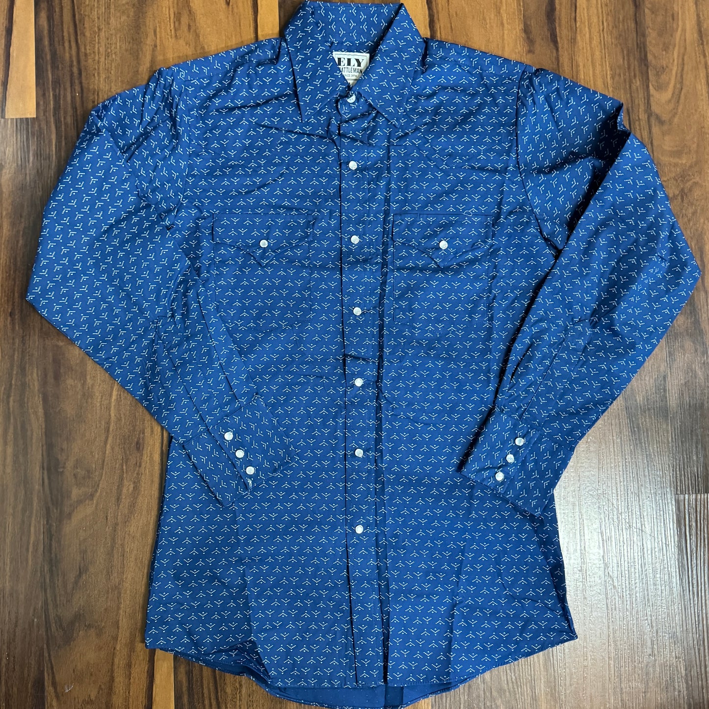 L/S Navy Geo