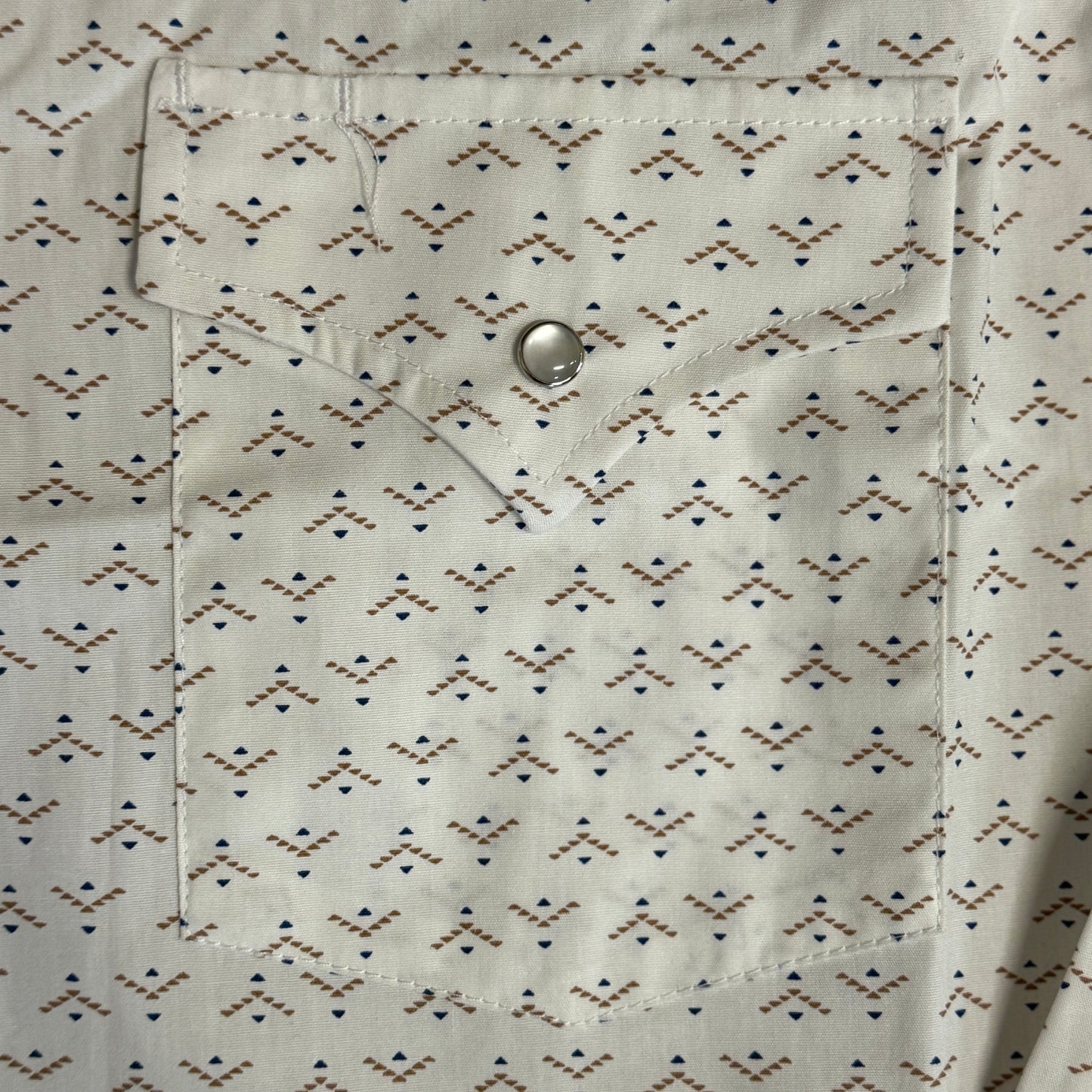 L/S White Geo