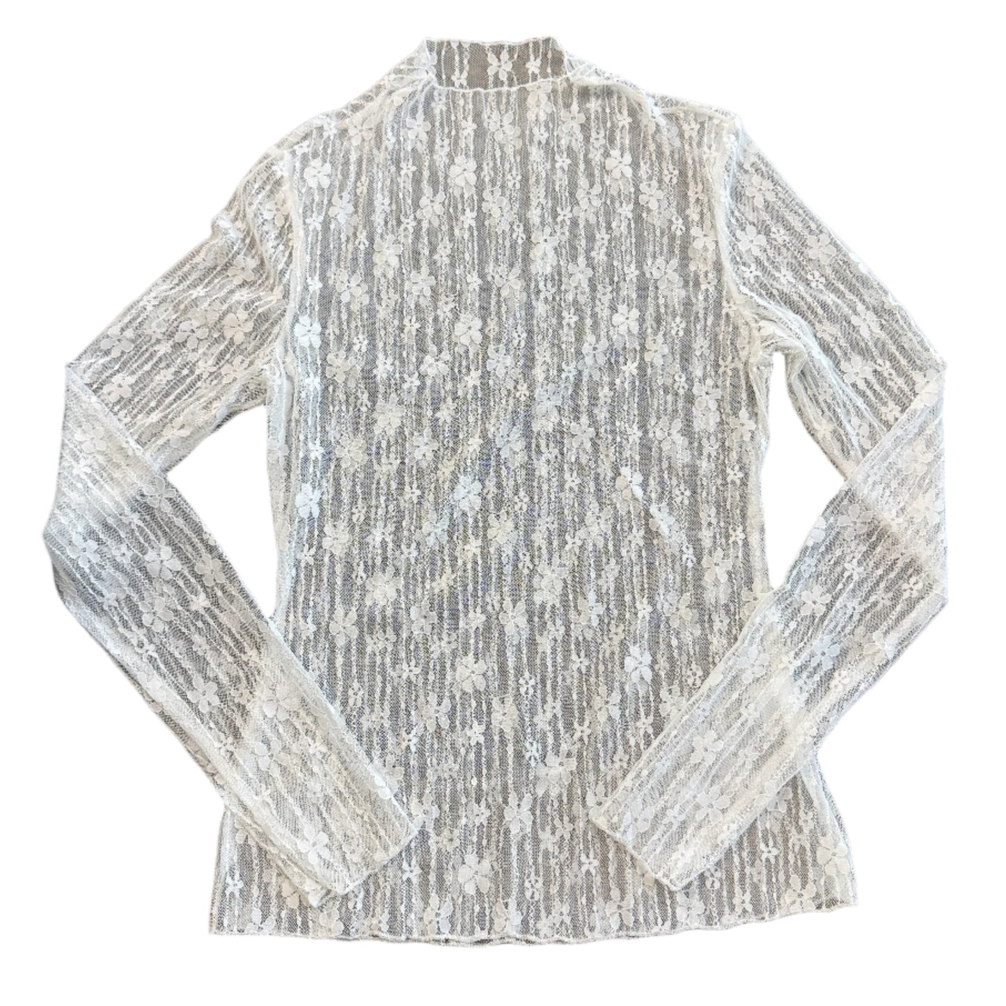 Floral Mesh L/S