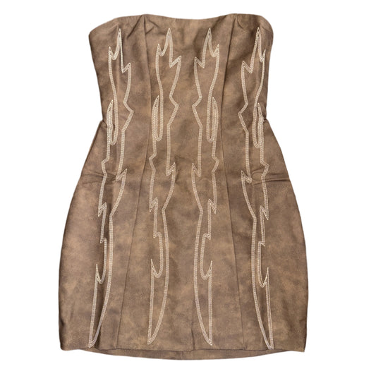 Embroidered Mini Dress