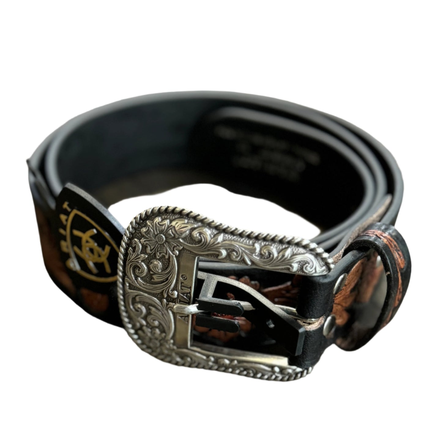 Hand Tooled Floral Belt