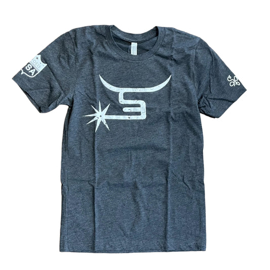 Heather Charcoal Tee