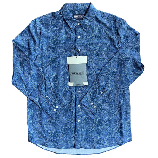 SALE - Navy Paisley