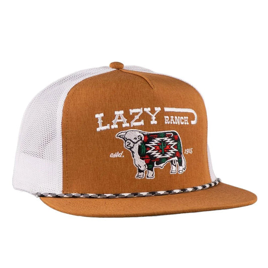 Brown & White Classic Rope Trucker