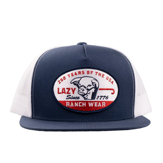 Navy & White 1776 Trucker