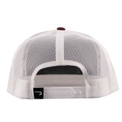 Maroon & White Prickly Pear Hat