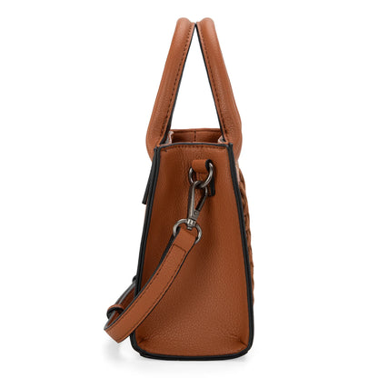 Whipstitch Mini Tote - Brown