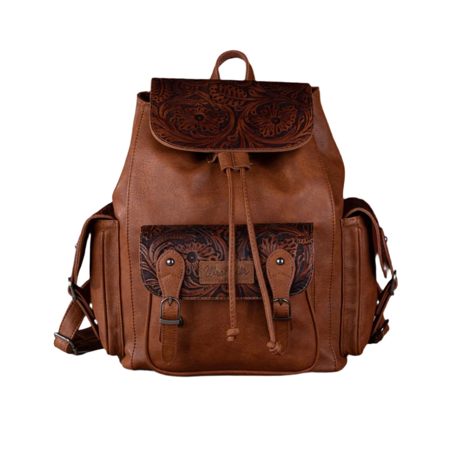 Floral Tooled Backpack