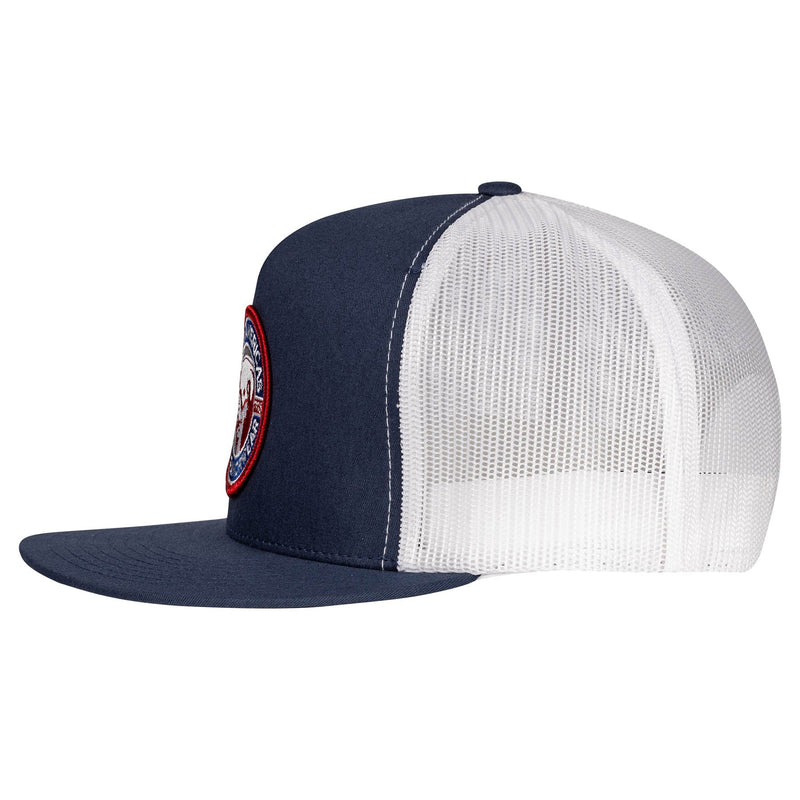 Navy & White Tejas Patch Hat