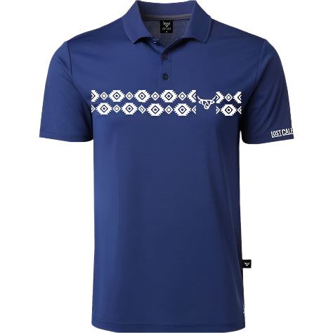 Navy Aztec Polo