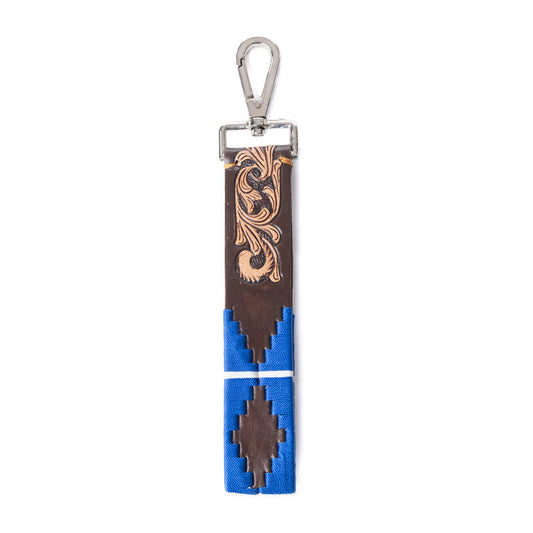 Blue & Brown Key Fob