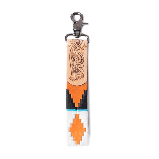 White & Black Key Fob