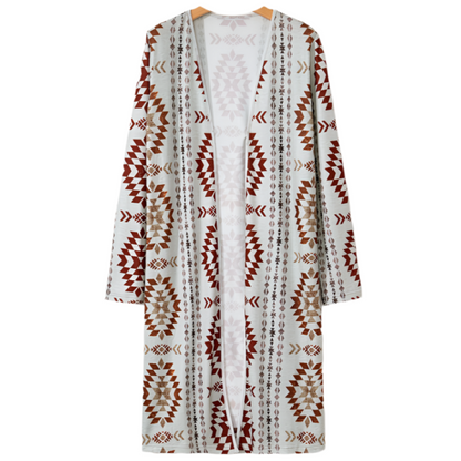 Western Cardigan - Brown