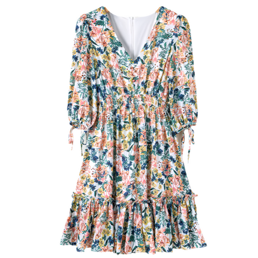 Sky Blue Ruffle Dress