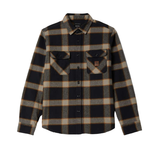 Bowery Heavyweight Flannel - BLK/CRM