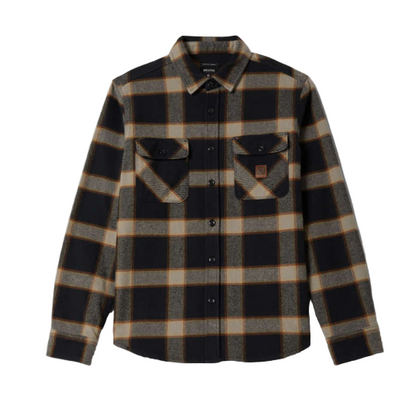 Bowery Heavyweight Flannel - BLK/CRM