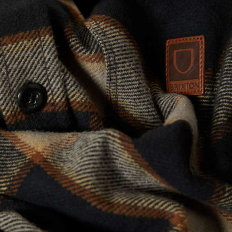 Bowery Heavyweight Flannel - BLK/CRM