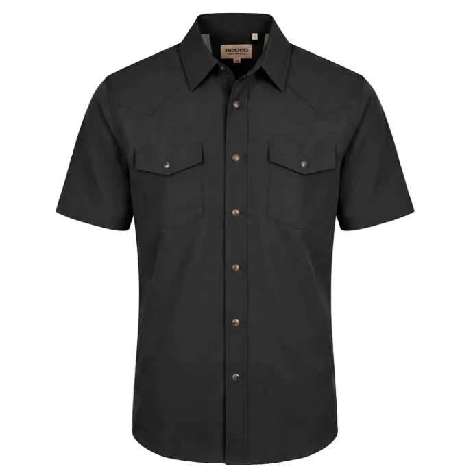 Solid Black S/S Snap