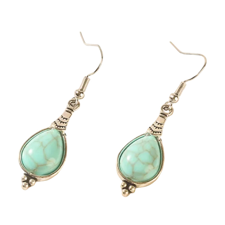 Mesa Droplet Earrings in Moonlit Blue