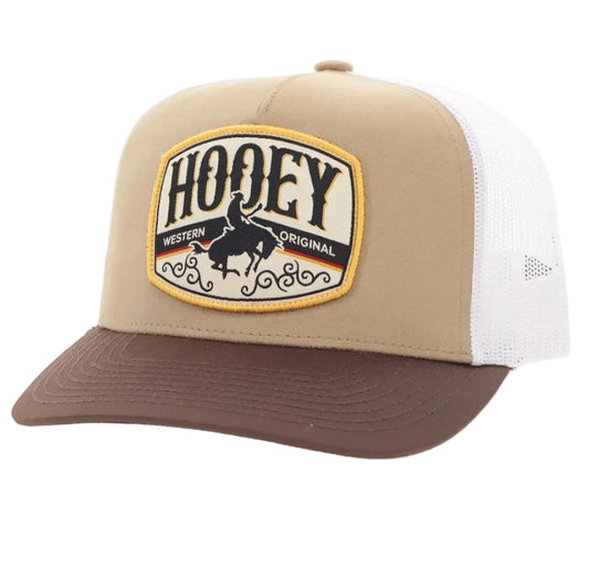 "Salado" Hat Tan/White