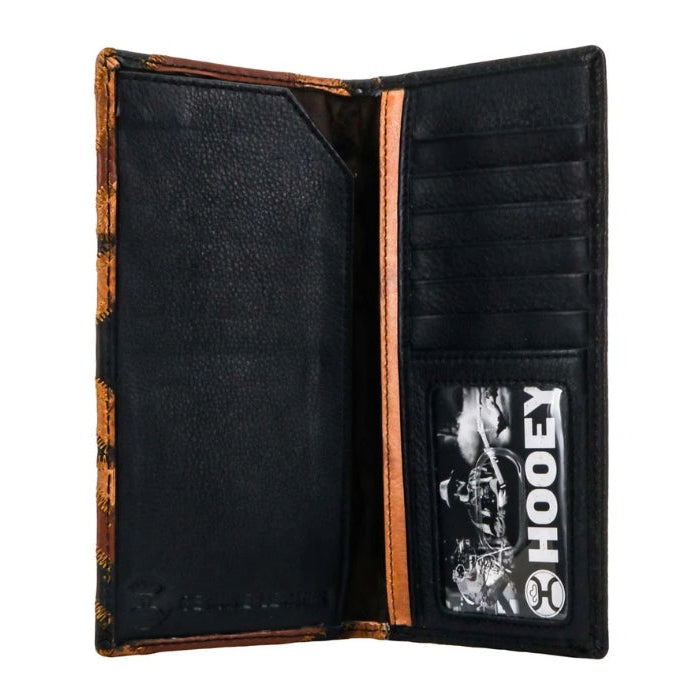 "Montezuma" "Rodeo Hooey Wallet" Brown/Black w/Patchwork