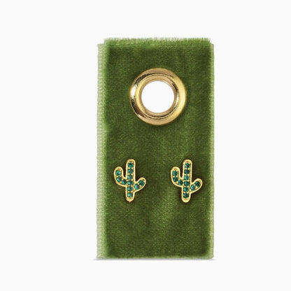 Green Pavé Cactus