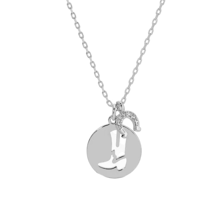 Boot & Horseshoe Necklace
