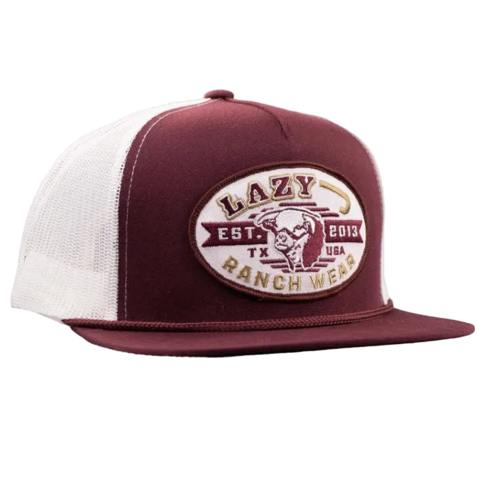 Maroon & White Cattle King