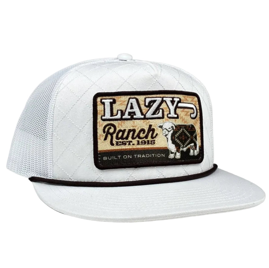 White Cool Front Rope Trucker