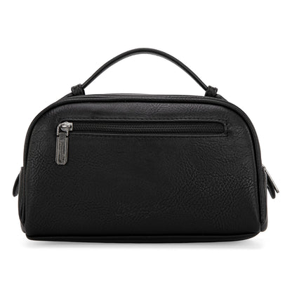 Embroidered Travel Pouch - Black