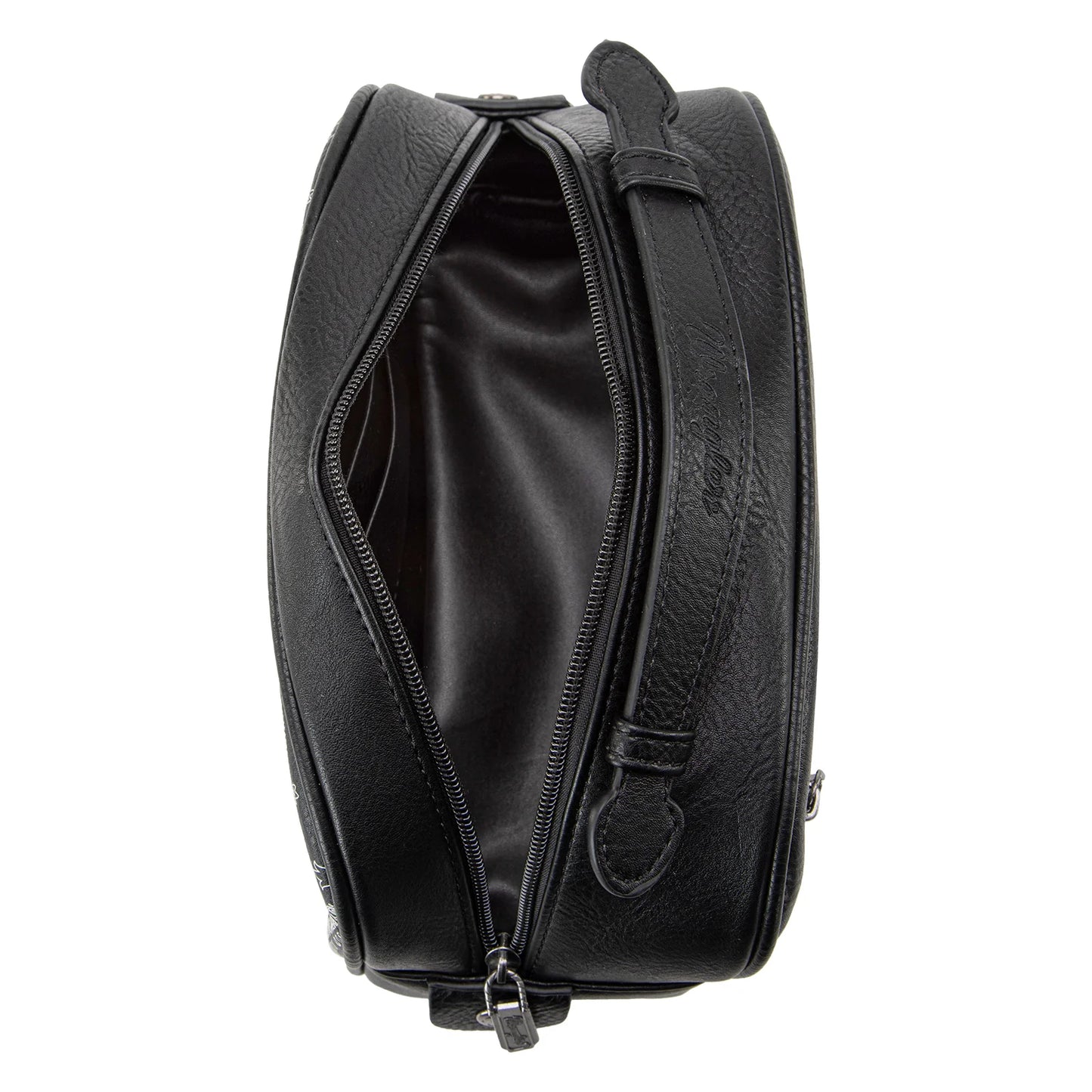 Embroidered Travel Pouch - Black