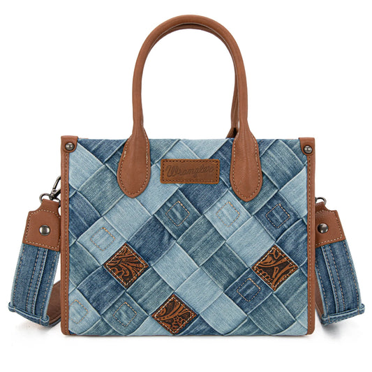 Woven Denim Tote - Jean