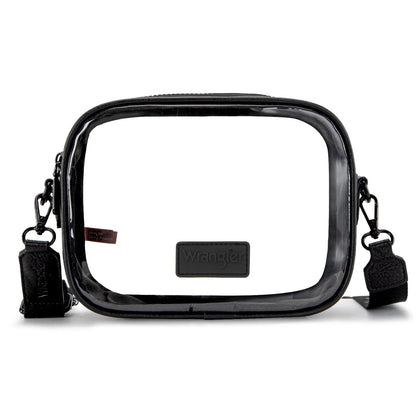 Clear Crossbody Bag - Black