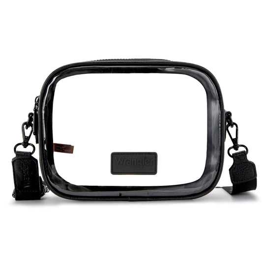 Clear Crossbody Bag - Black