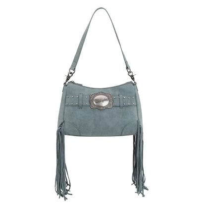 Fringe Buckle Bag - Jean