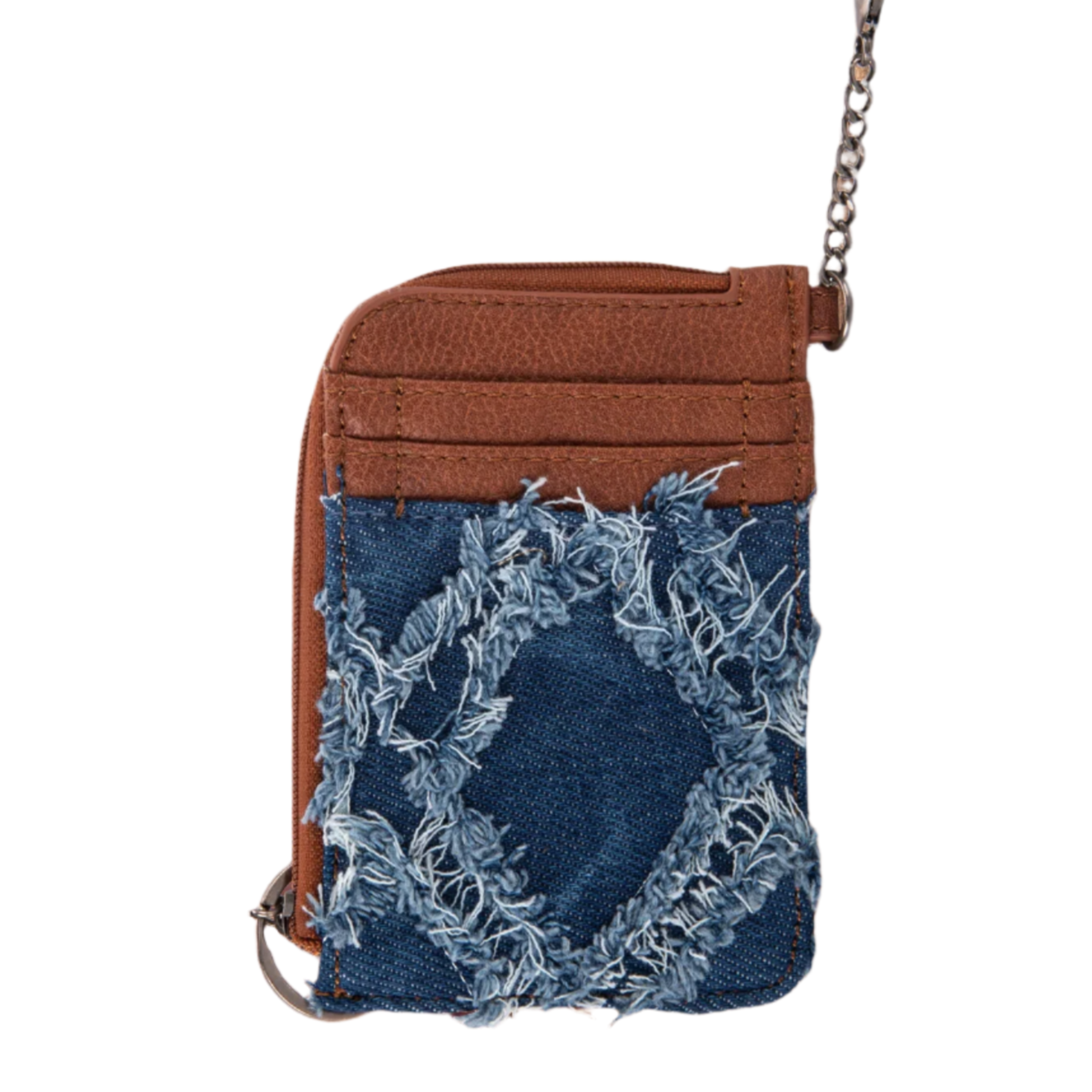 Mini Zip Card Case - Denim