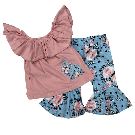 SALE - Floral Rabbit